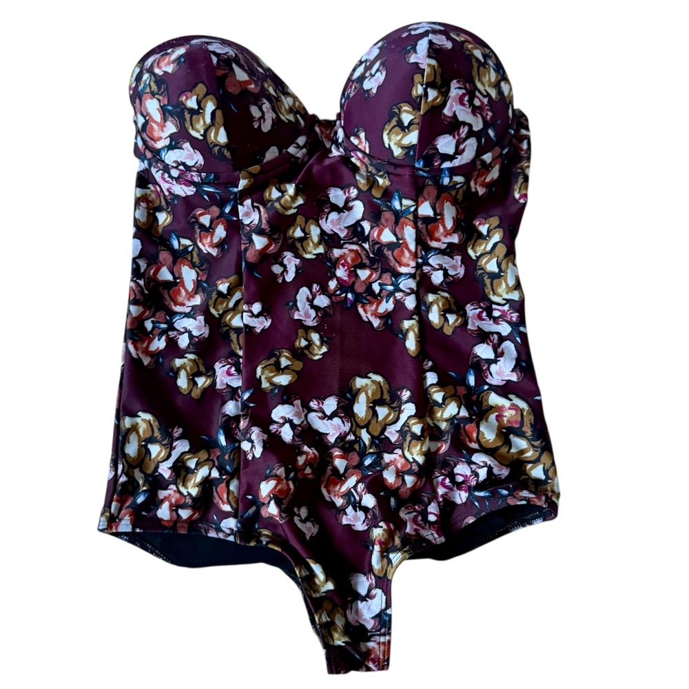 Beach Riot The Riviera Floral Underwire One Piece Swimsuit Size Small - Picture 2 of 15